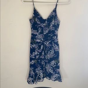 Navy floral dress